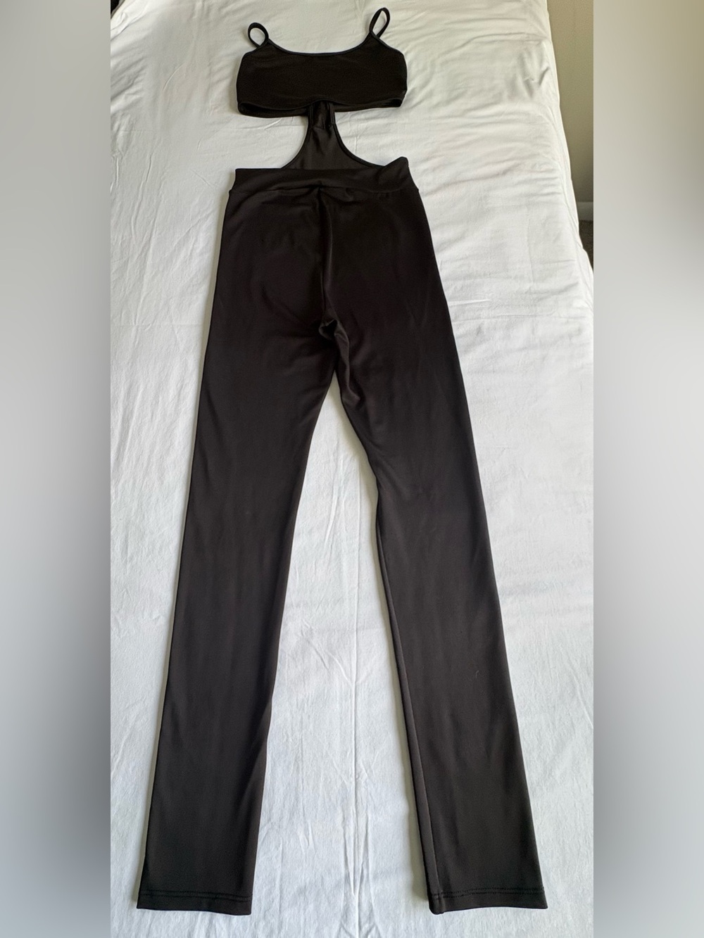 Black Cut Out Bodycon Stretch Jumpsuit XS/S